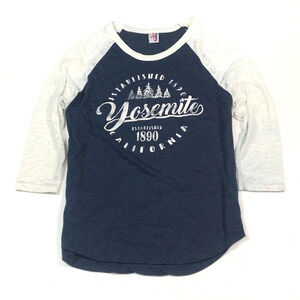 WS248 Yosemite Cali 3/4 Sleeve Burnout Shirt S